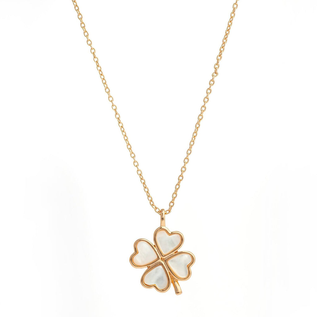 Chanel Four Leaf Clover Pearl Necklace
